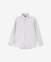 Сорочка классическая с длинным рукавом серая Gulliver, школьная форма для мальчиков  фото, kupilegko.ru